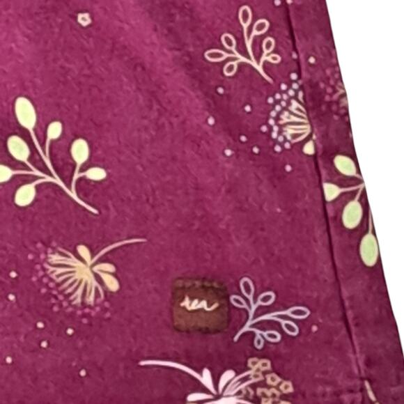 Tea Collection Cross Neck Purple Floral Dress Size 3 - Picture 6 of 6